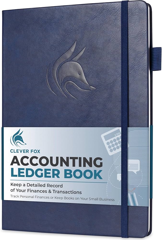 Clever Penguin Bookkeeping Ledger for Small Business