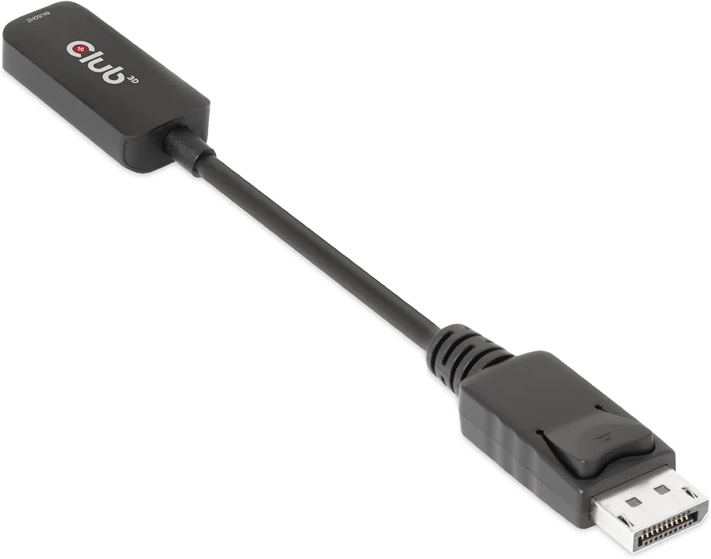 Club 3D DisplayPort 1.4 to HDMI 2.1 VRR Adapter