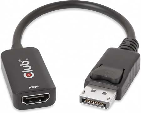 Club 3D DisplayPort 1.4 to HDMI 2.1 VRR Adapter