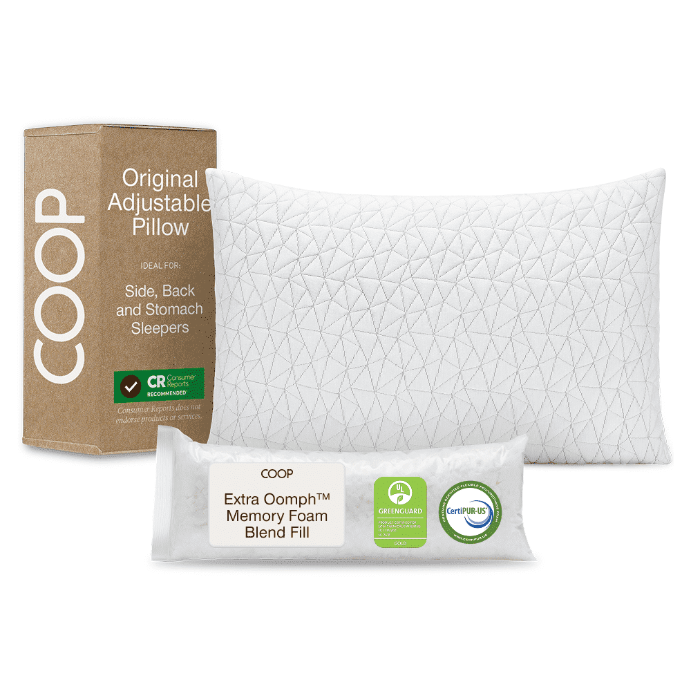 Coop Home Goods Adjustable Loft Pillow