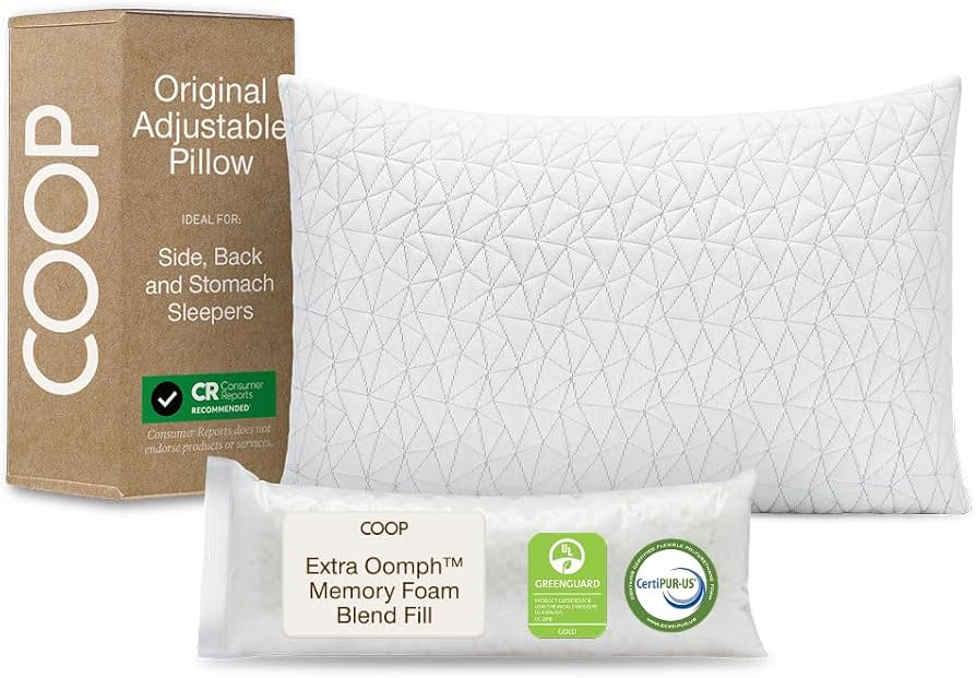 Coop Home Goods Original Adjustable Pillow (Queen Size)