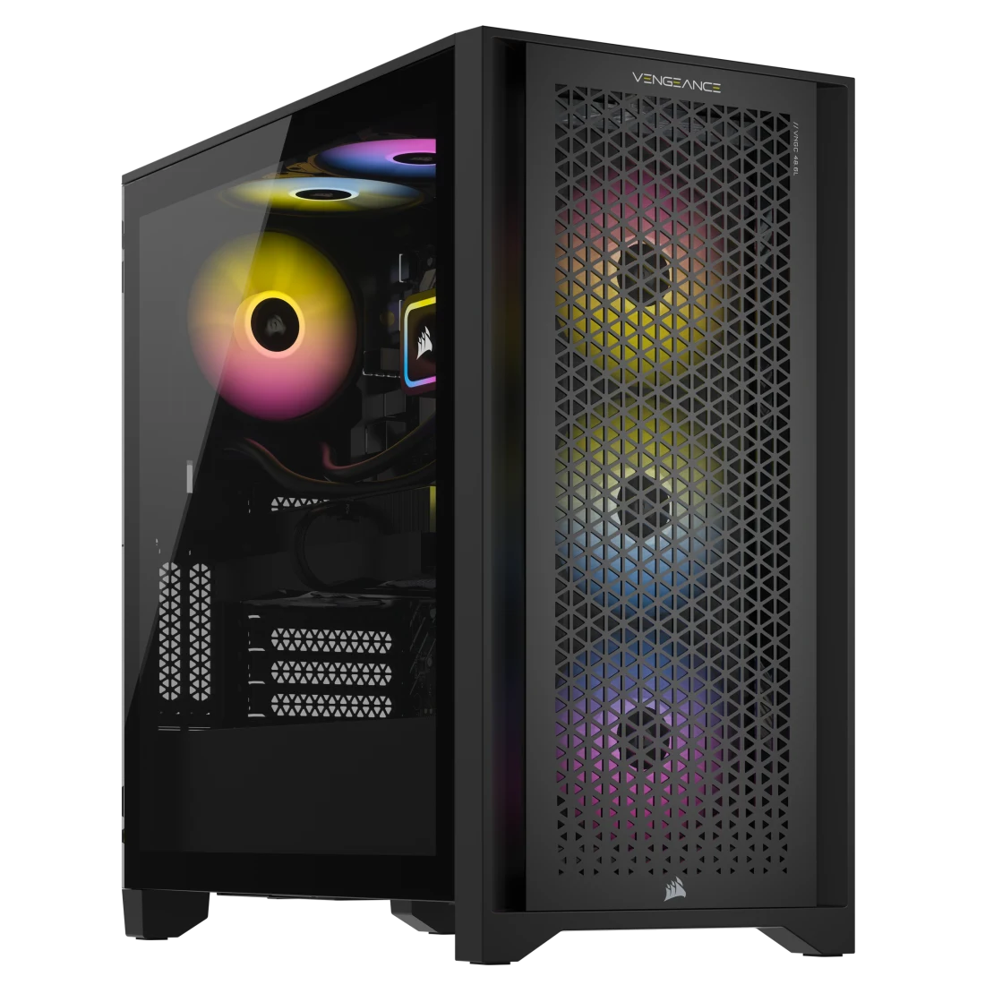 Corsair Vengeance i5000 Series Mini-ITX Gaming PC (Intel Core i5-14600K, RTX 4070 Super, 32GB DDR5 RAM, 1TB SSD) + Dell Alienware AW2725DF 27-inch 1440p 360Hz QD-OLED Monitor + Corsair K65 RGB Mini Keyboard + Corsair Dark Core RGB Pro Mouse + Corsair HS80 Wireless Headset