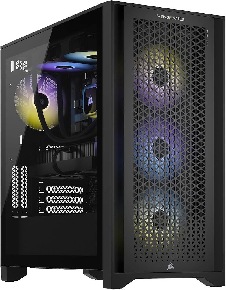Corsair Vengeance i7400 Series Gaming PC - Intel Core i7-14700K, NVIDIA RTX 4070 12GB, 32GB DDR5 RAM, 2TB M.2 SSD