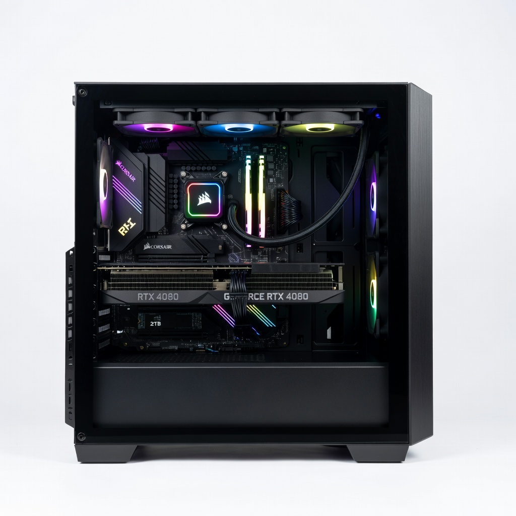 Corsair Vengeance i7500 Series Gaming PC – Intel Core i9-14900K, RTX 4080 16GB, 64GB DDR5 RAM, 2TB SSD