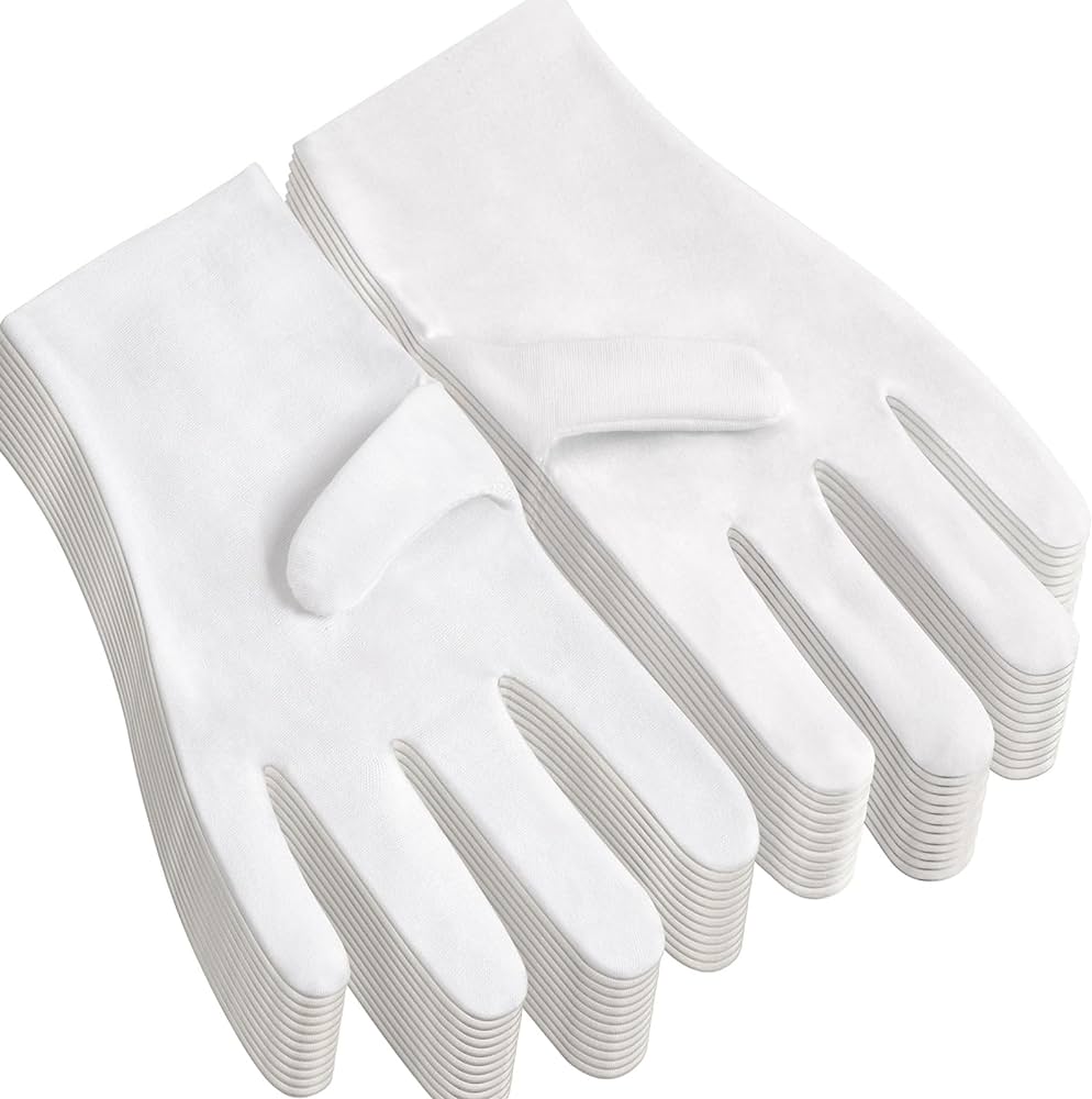 Cotton Cleaning Gloves (White)