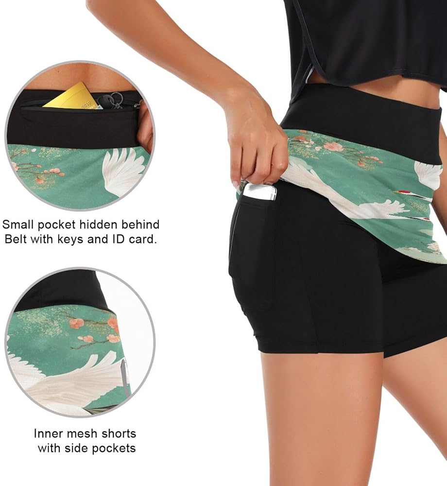 Crane Women's Active Skirt with 4 Pockets