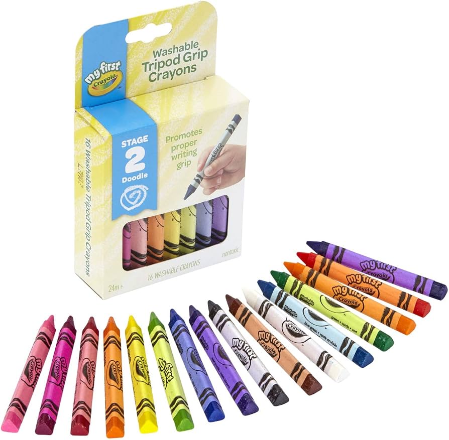 Crayola My First Washable Tripod Markers