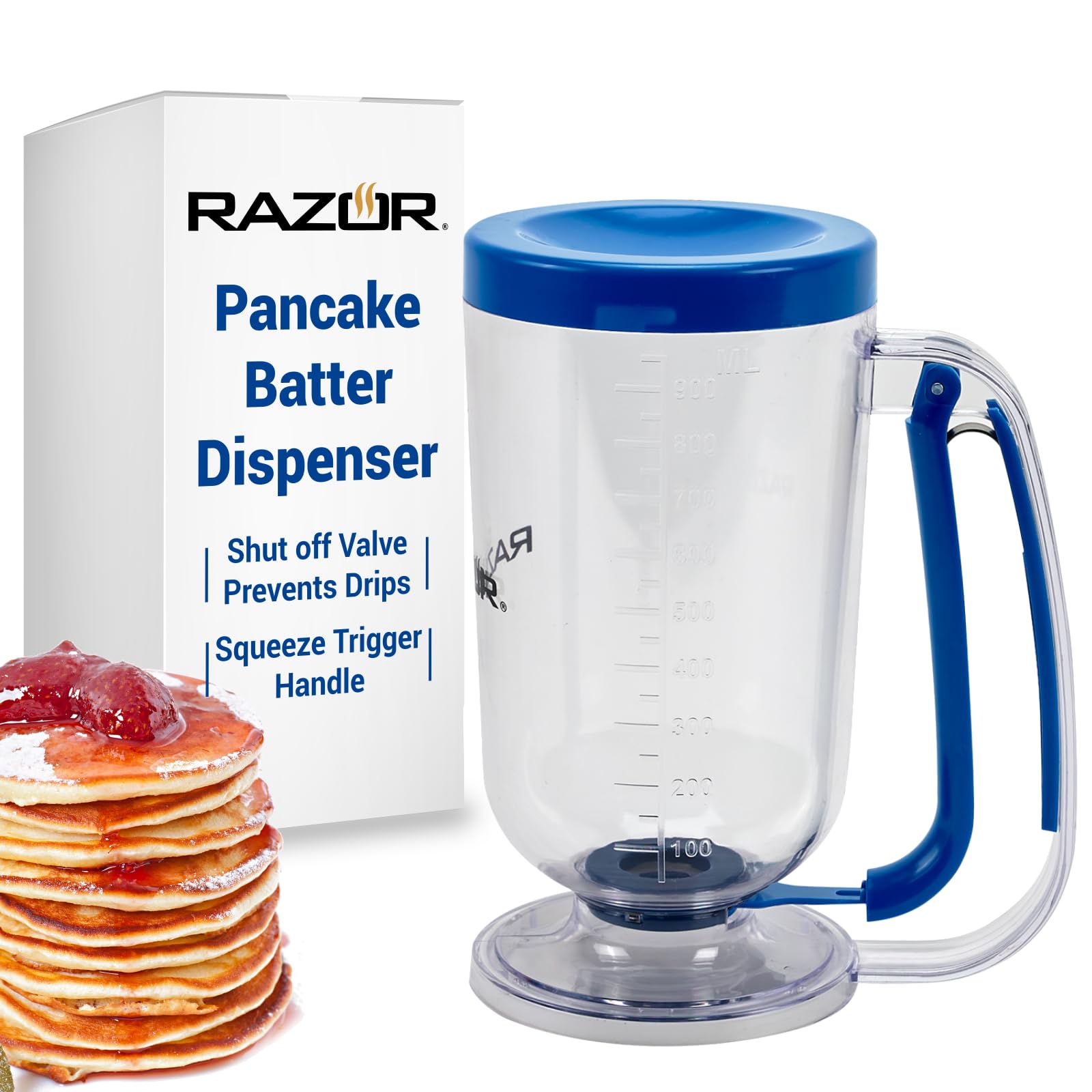 Crepe Batter Dispenser with Lever