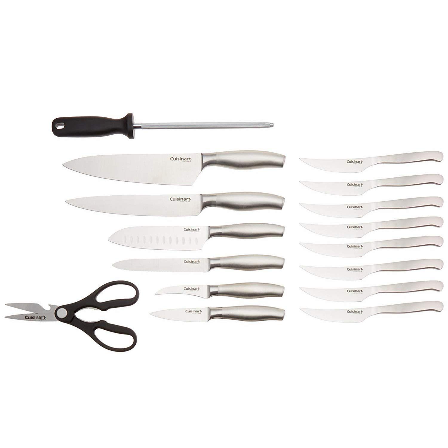 Cuisinart 17-Piece Stainless Steel Knife Set