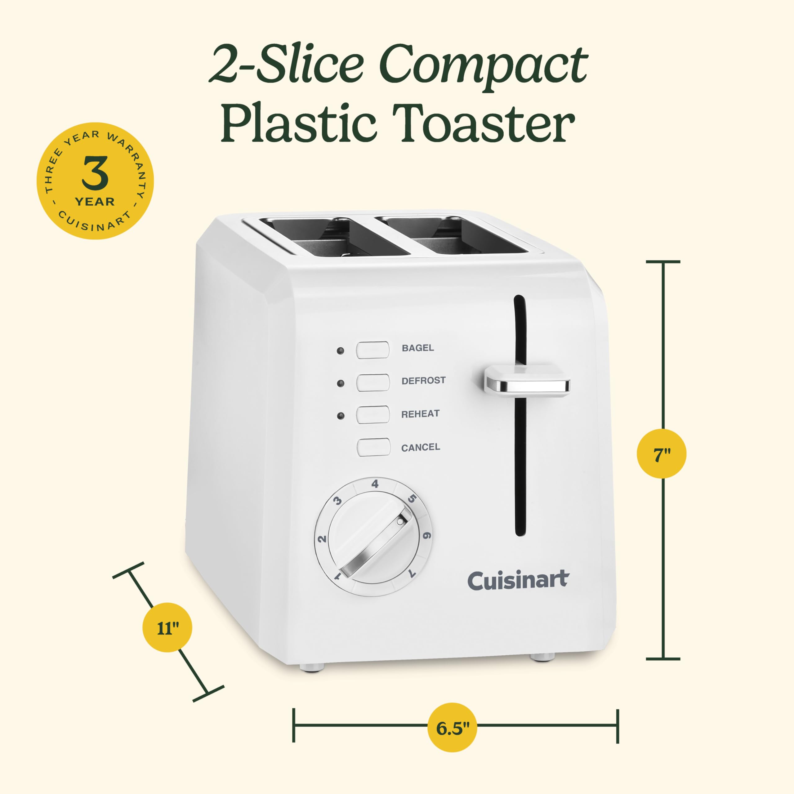 Cuisinart CPT-122 2-Slice Compact Toaster
