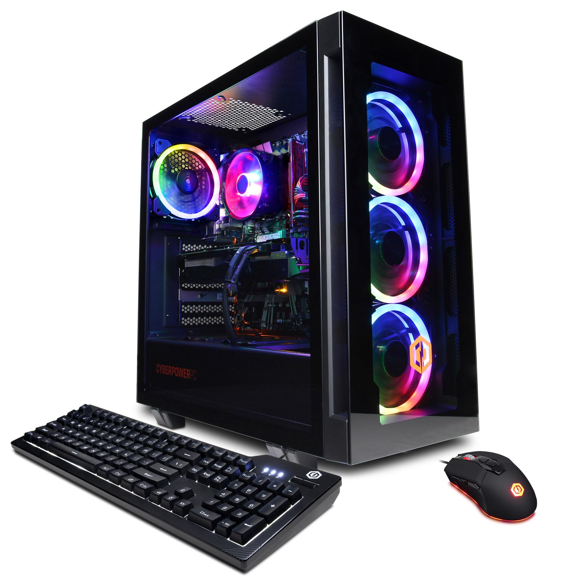 CyberPowerPC Gamer Master Gaming Desktop - AMD Ryzen 5 7600, RTX 4060 8GB, 16GB DDR5, 1TB PCIe SSD