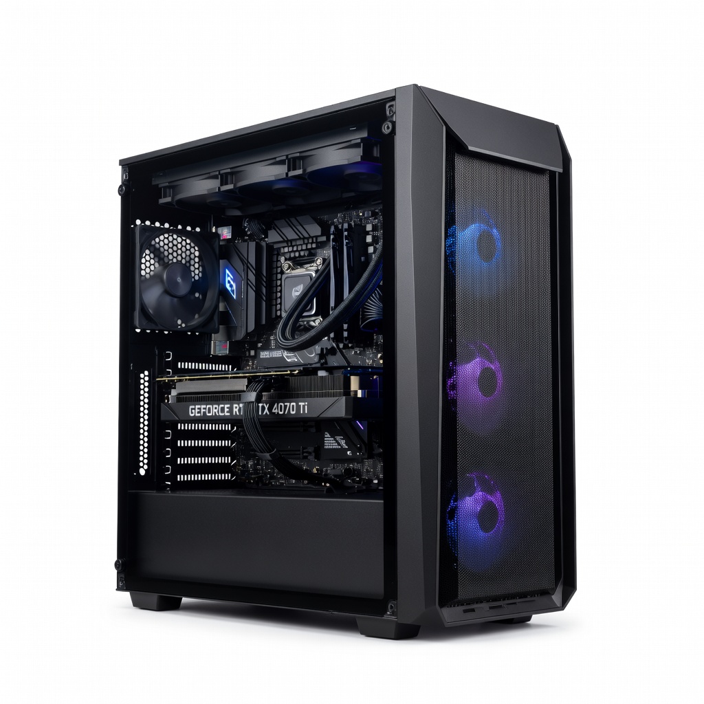 CyberPowerPC Gamer Supreme Gaming PC - Intel Core i7-14700KF, RTX 4070 Ti 12GB, 32GB DDR5, 2TB NVMe SSD