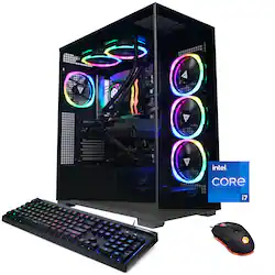 CyberPowerPC Gamer Supreme Gaming PC - Intel Core i7-14700F, RTX 4060 Ti 8GB, 32GB DDR5 RAM, 2TB NVMe SSD