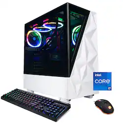 CyberPowerPC Gamer Supreme SLC10300CPG Gaming Desktop (Intel Core i7-14700KF, RTX 4070 Ti 12GB, 32GB DDR5, 2TB NVMe SSD)