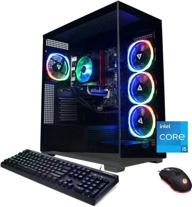 CyberPowerPC Gamer Xtreme Desktop PC - Intel Core i5-14400F, NVIDIA GeForce RTX 4060 8GB, 16GB DDR5 RAM, 1TB PCIe Gen4 SSD