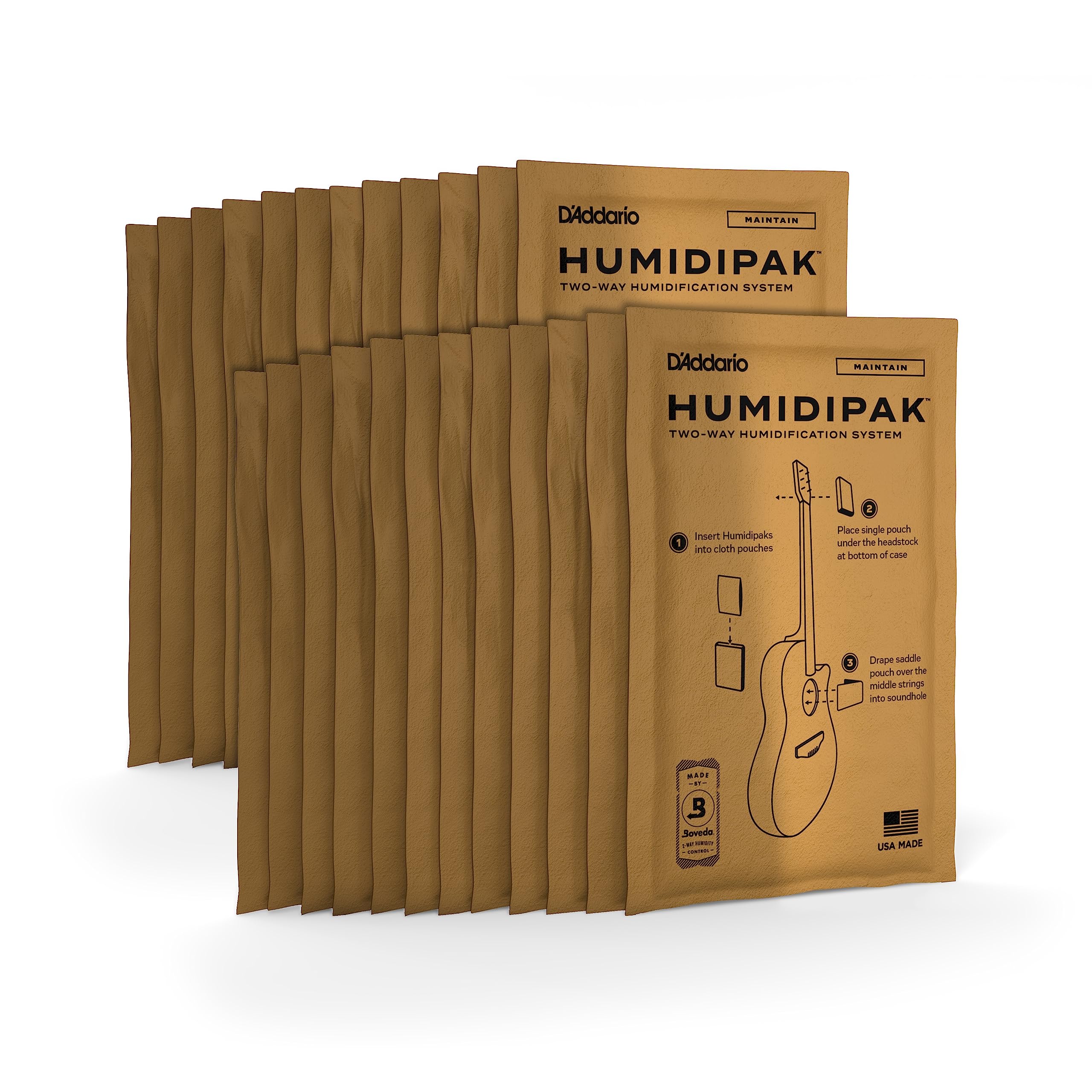 D'Addario Humidipak 2-Way Humidity Control