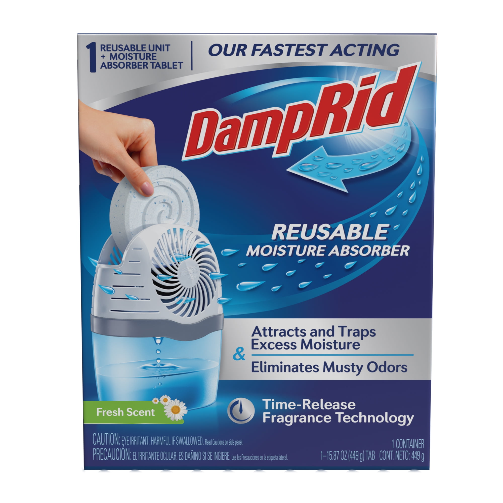 DampRid Moisture Absorber Refillable Containers