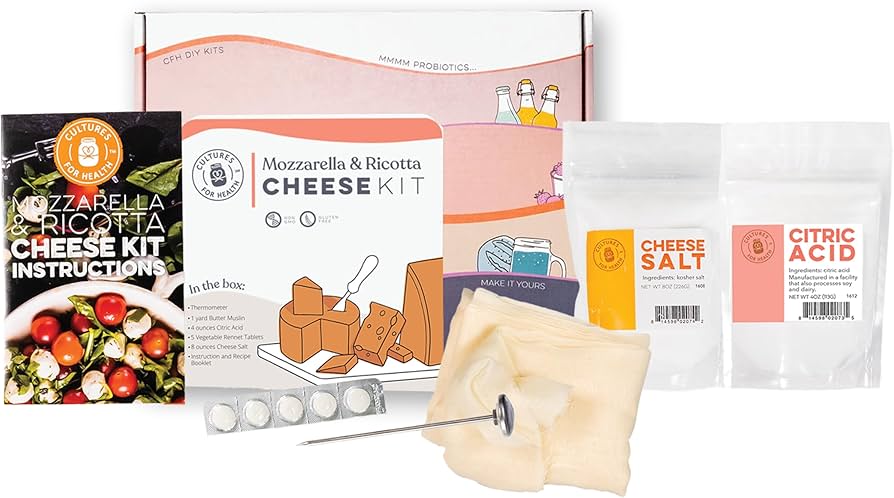Deluxe Beginner Cheese Making Kit - Mozzarella & More