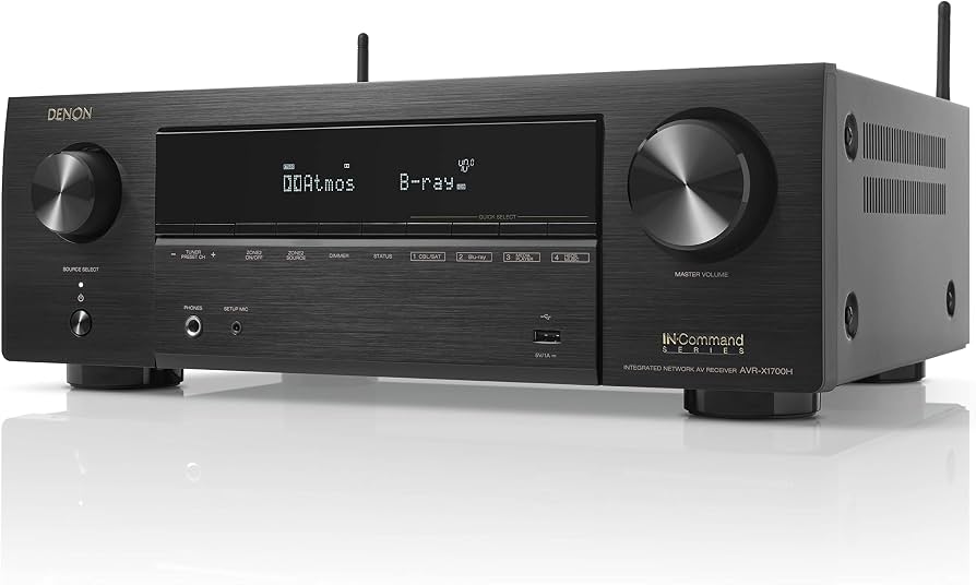 Denon AVR-X1700H 7.2 Channel 8K AV Receiver