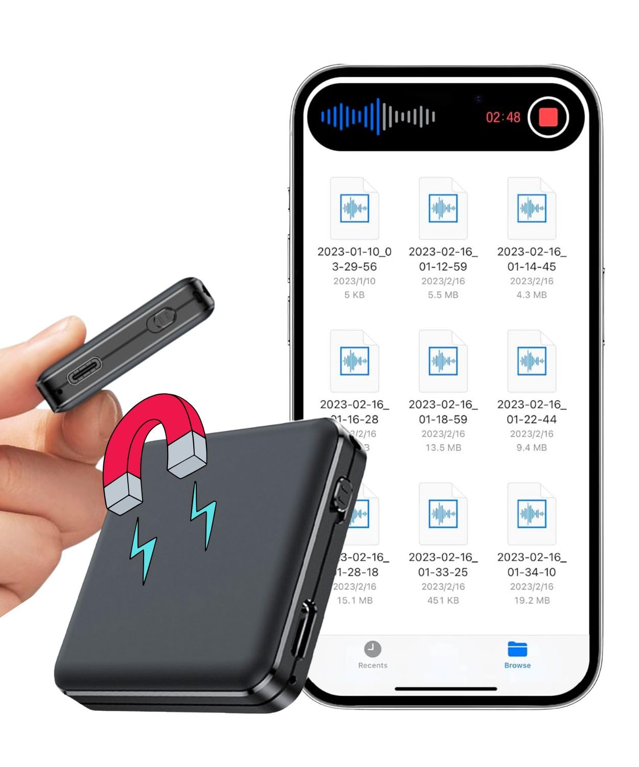 Designed for constant recording devices