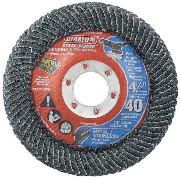 Diablo 4-1/2 in. 40-Grit Flap Disc