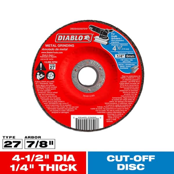 Diablo 4.5-Inch x 0.045-Inch Cutting Discs