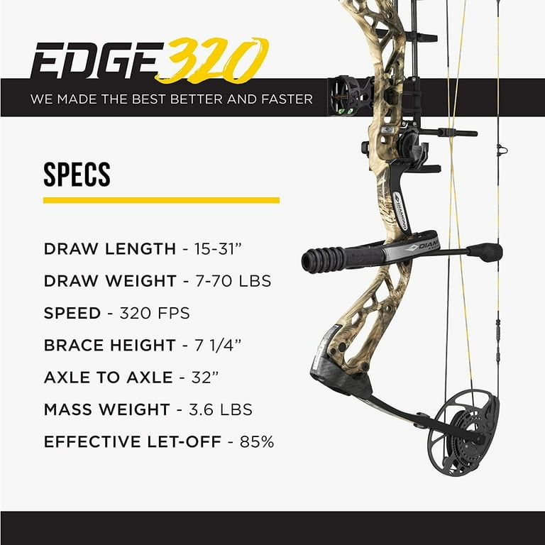 Diamond Edge 320 Compound Bow Package