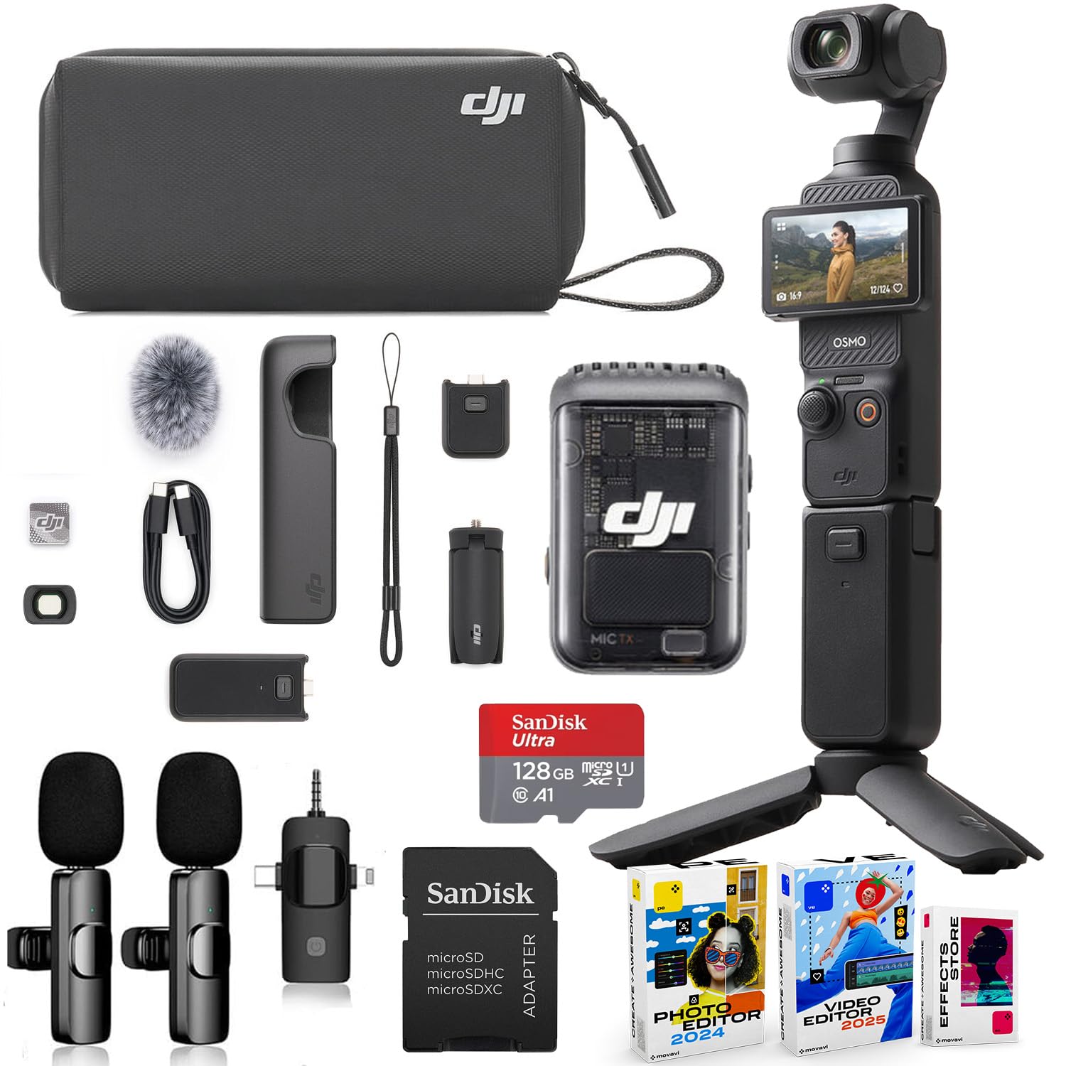 DJI Osmo Pocket 3 Creator Combo + Rode Wireless Pro Mic System