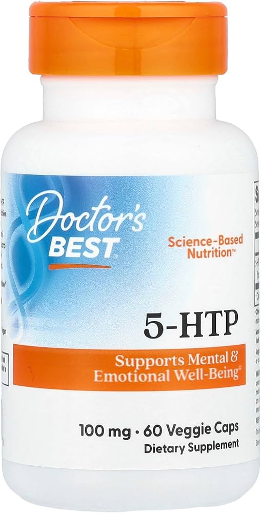 Doctor's Best 5-HTP 100mg with L-Leucine, 60 Veggie Caps