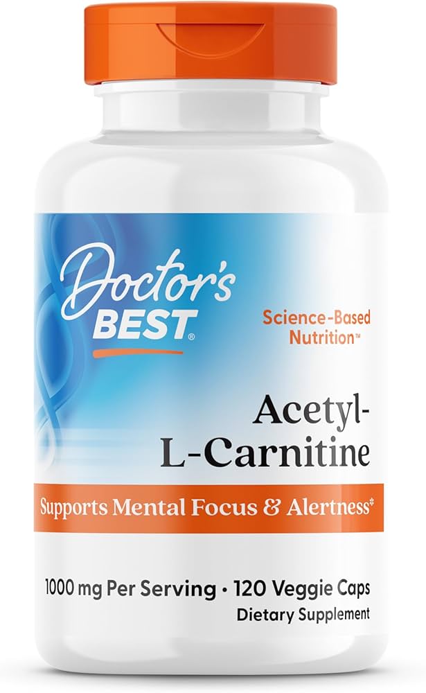 Doctor's Best Acetyl-L-Carnitine 1000 mg with Biosphere