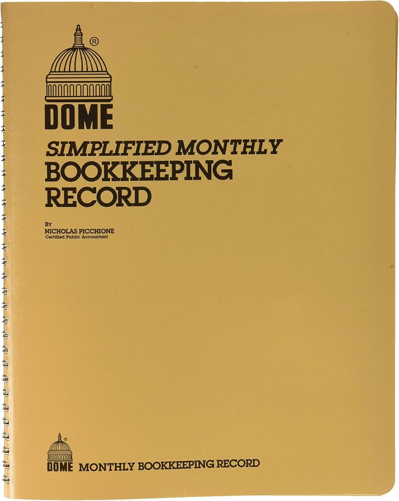 Dome Single Entry Ledger Book