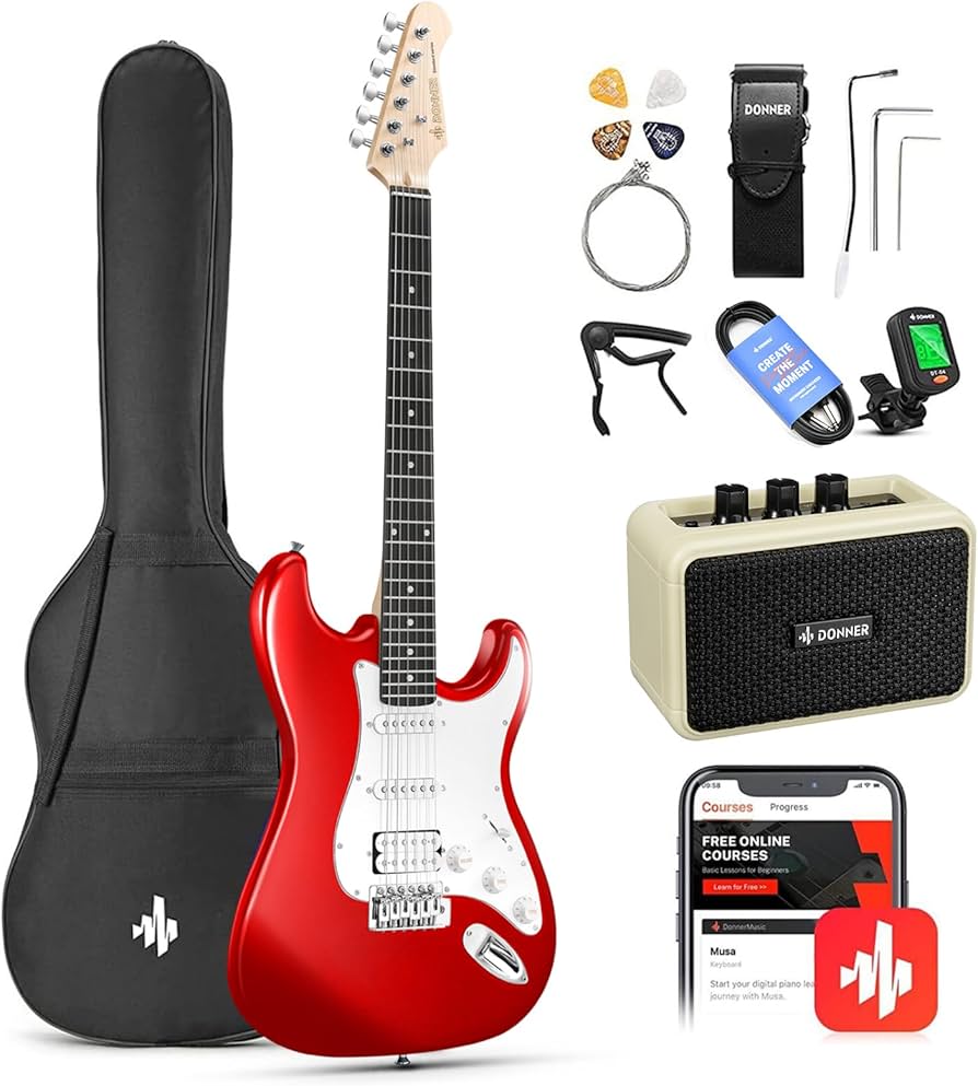 Donner DST-100 Beginner Electric Guitar Starter Kit