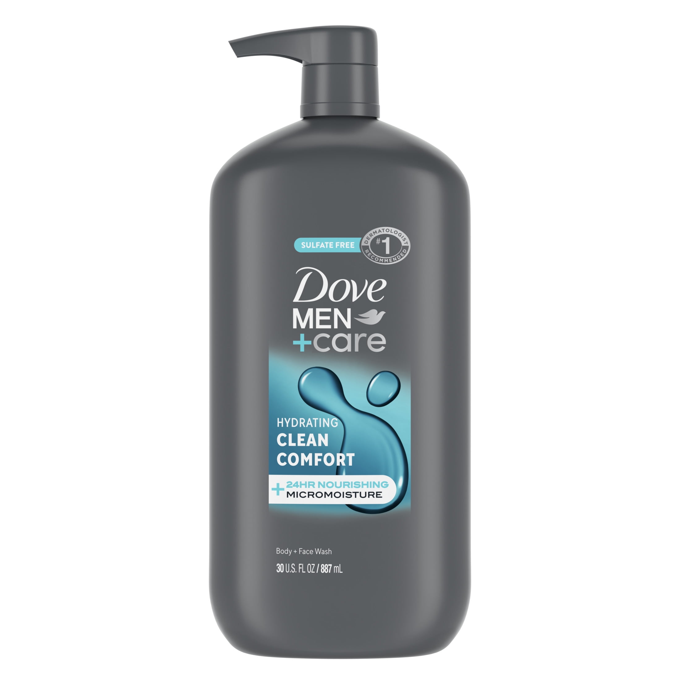 Dove Men+Care Clean Comfort 3-in-1 Hair + Body + Face Wash