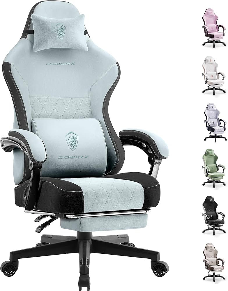 Dowinx Gaming Chair with Massage and Footrest