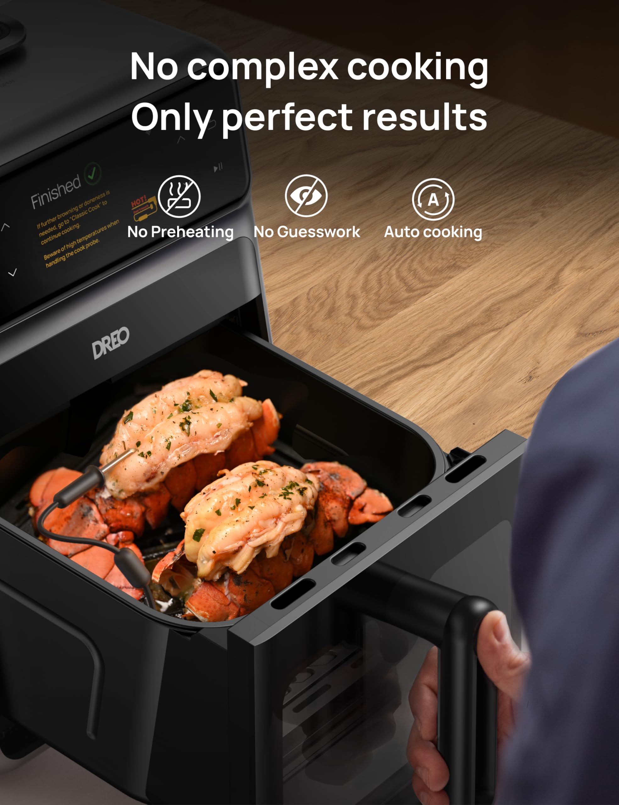 Dreo ChefMaker Elite 6.8-Quart Dual Zone Air Fryer