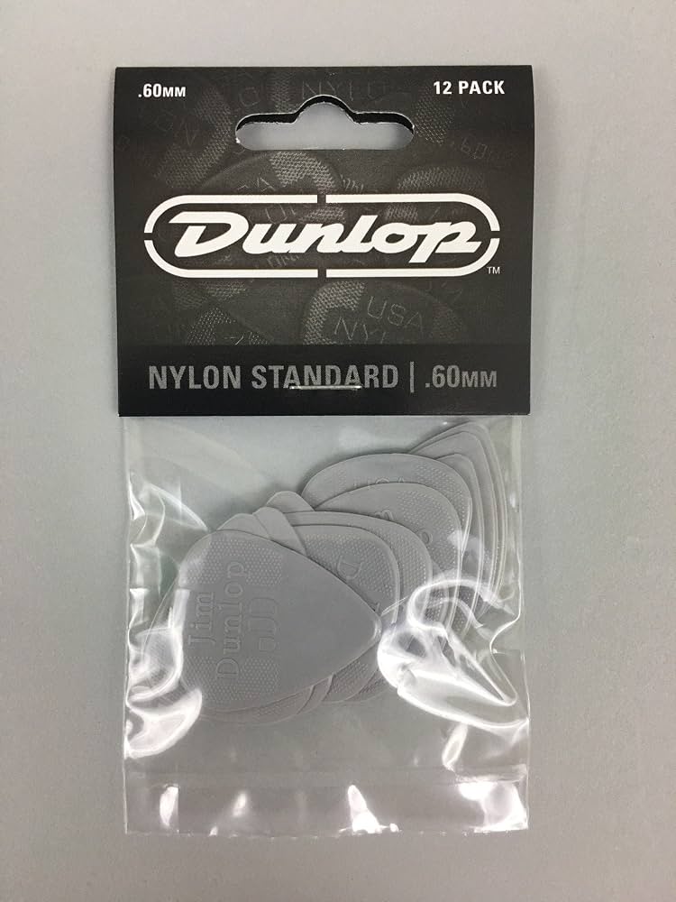 Dunlop 440P .60mm Nylon Picks (Pack of 12)