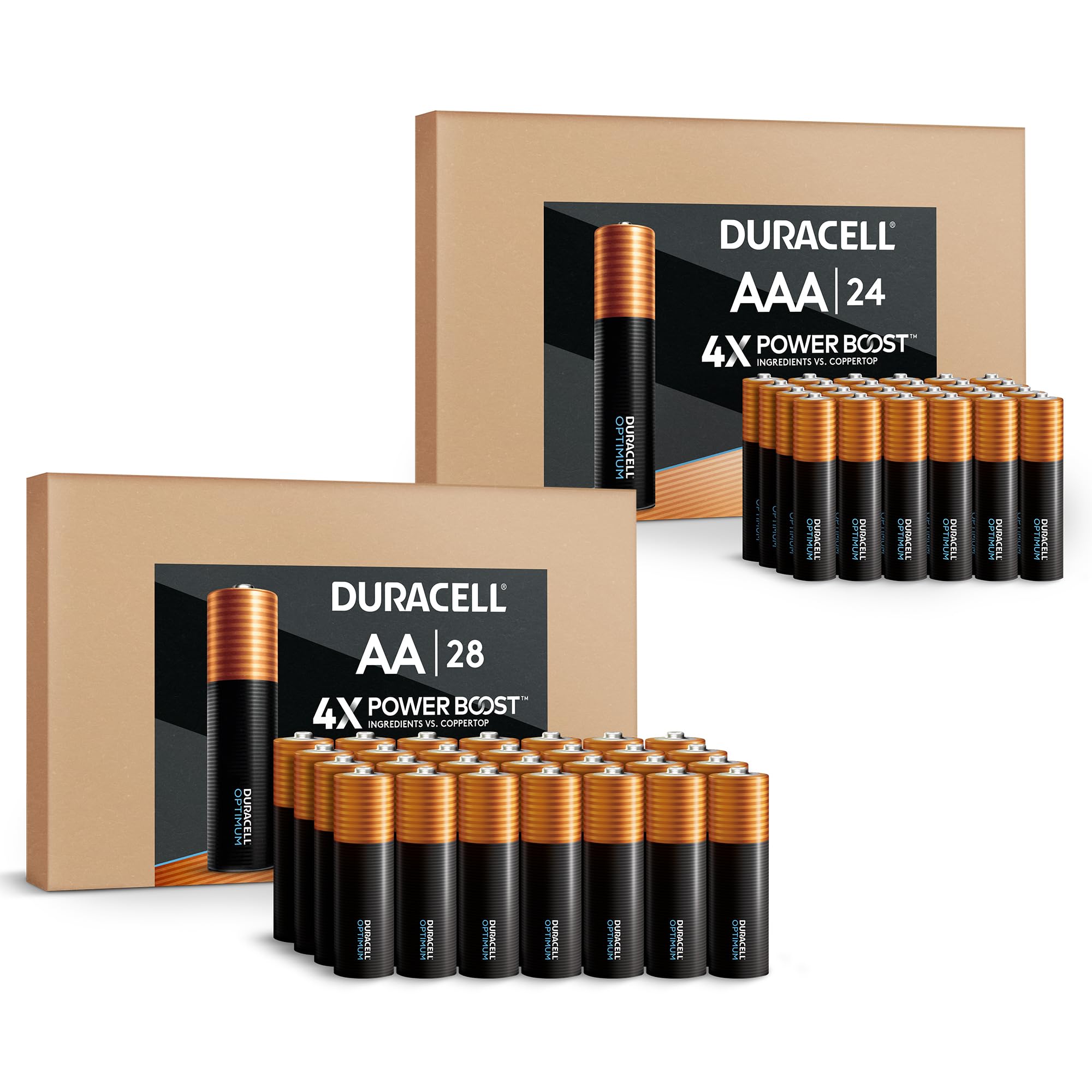 Duracell Optimum AA Batteries, 24 Count