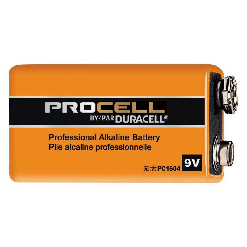Duracell Procell Professional 9V Alkaline Batteries, 10-Pack