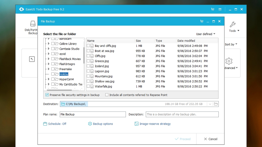 EaseUS Todo Backup Free