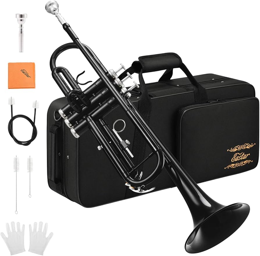 Eastar BB Flat Trumpet Set for Kids Students Beginners