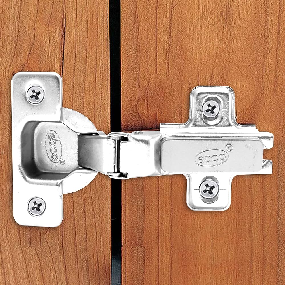EBCO 3" Overlay Cabinet Hinges (Pair)