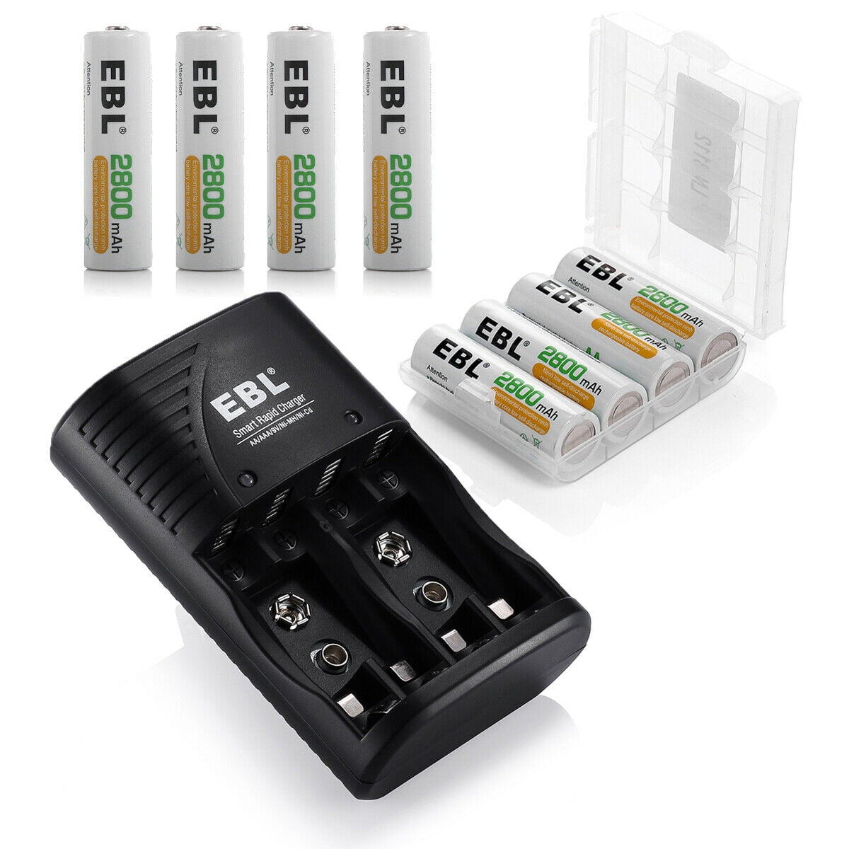 EBL AA NiMH 2800mAh (8 Pack)