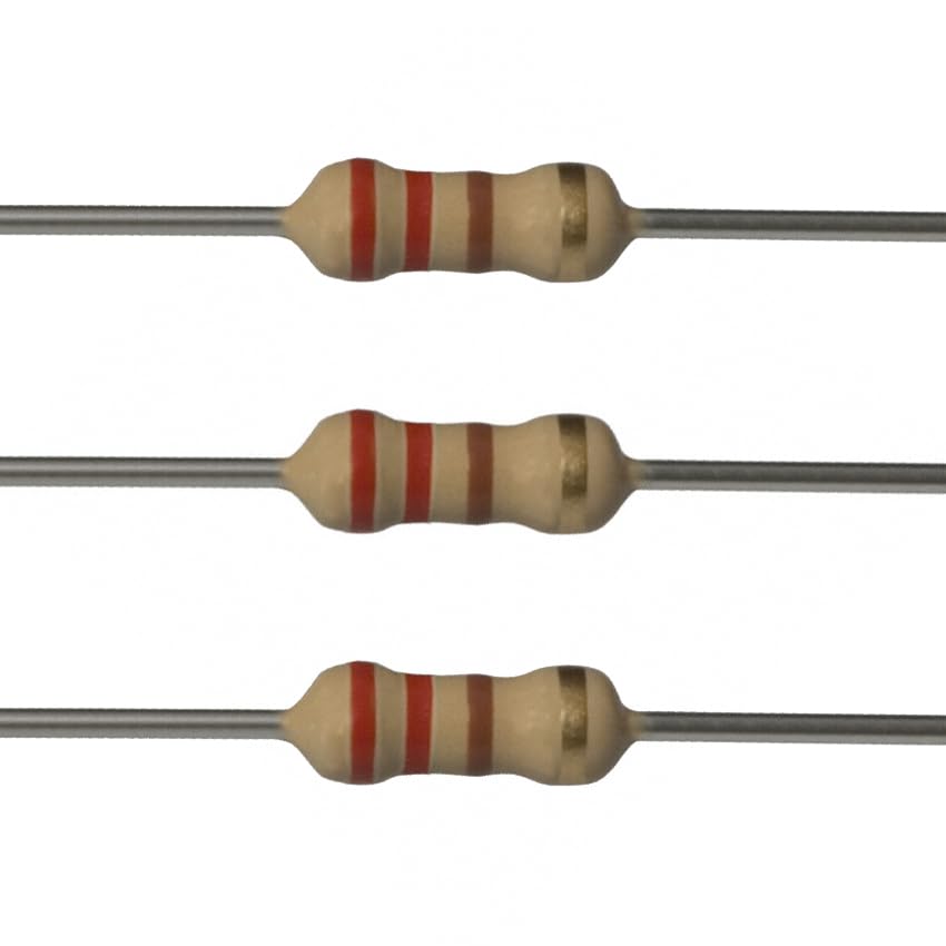 EDGELEC 100pcs 220 Ohm Resistors (1/4W)