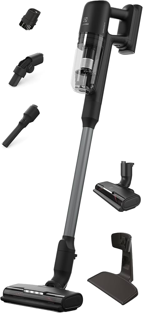 Electrolux Ultimate700 Cordless Stick Vacuum with PowerPro Bristle Nozzle and High Suction Power, 50-Minute Run Time, 4 Power Modes, Granite Gray