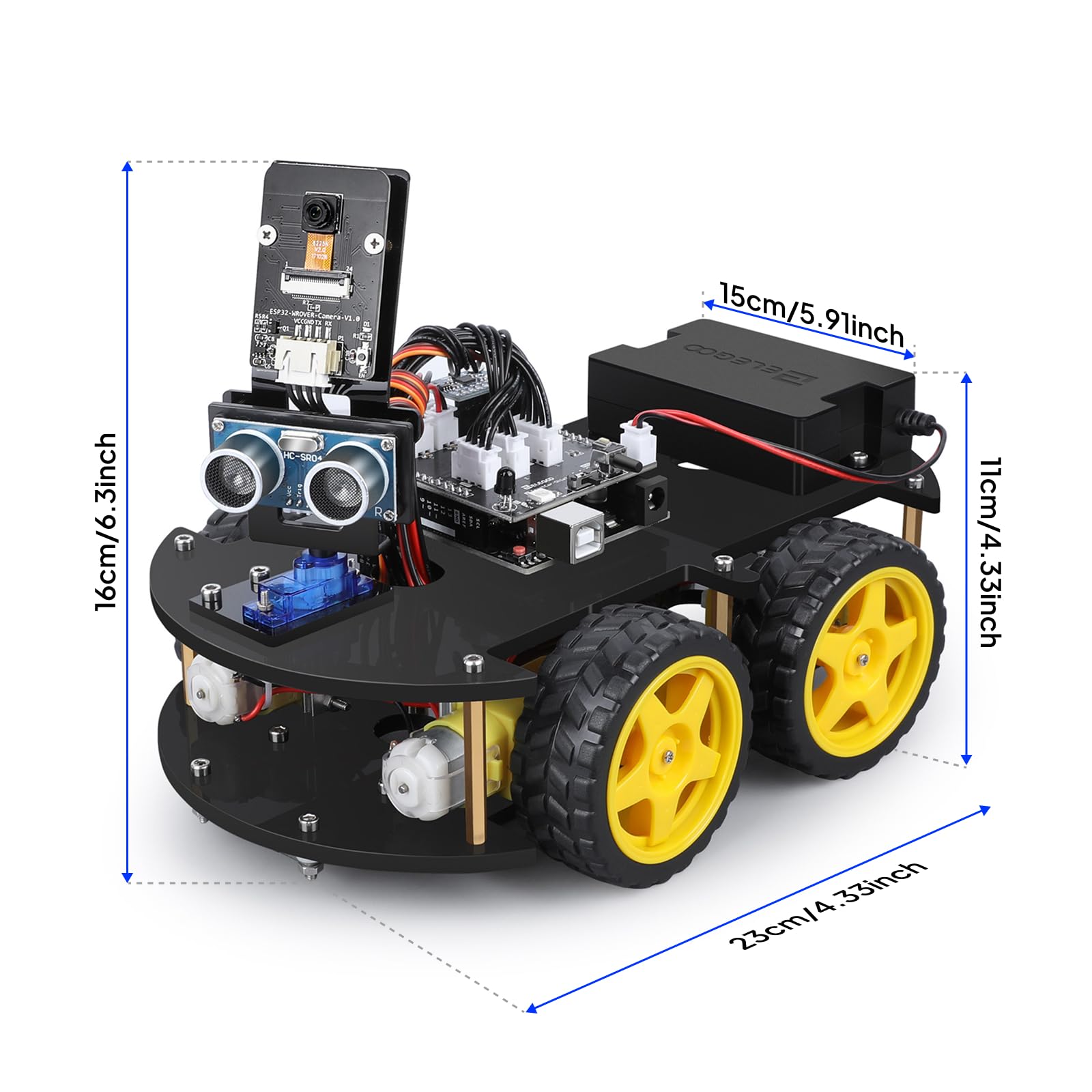 ELEGOO UNO R3 Smart Robot Car Kit V4.0