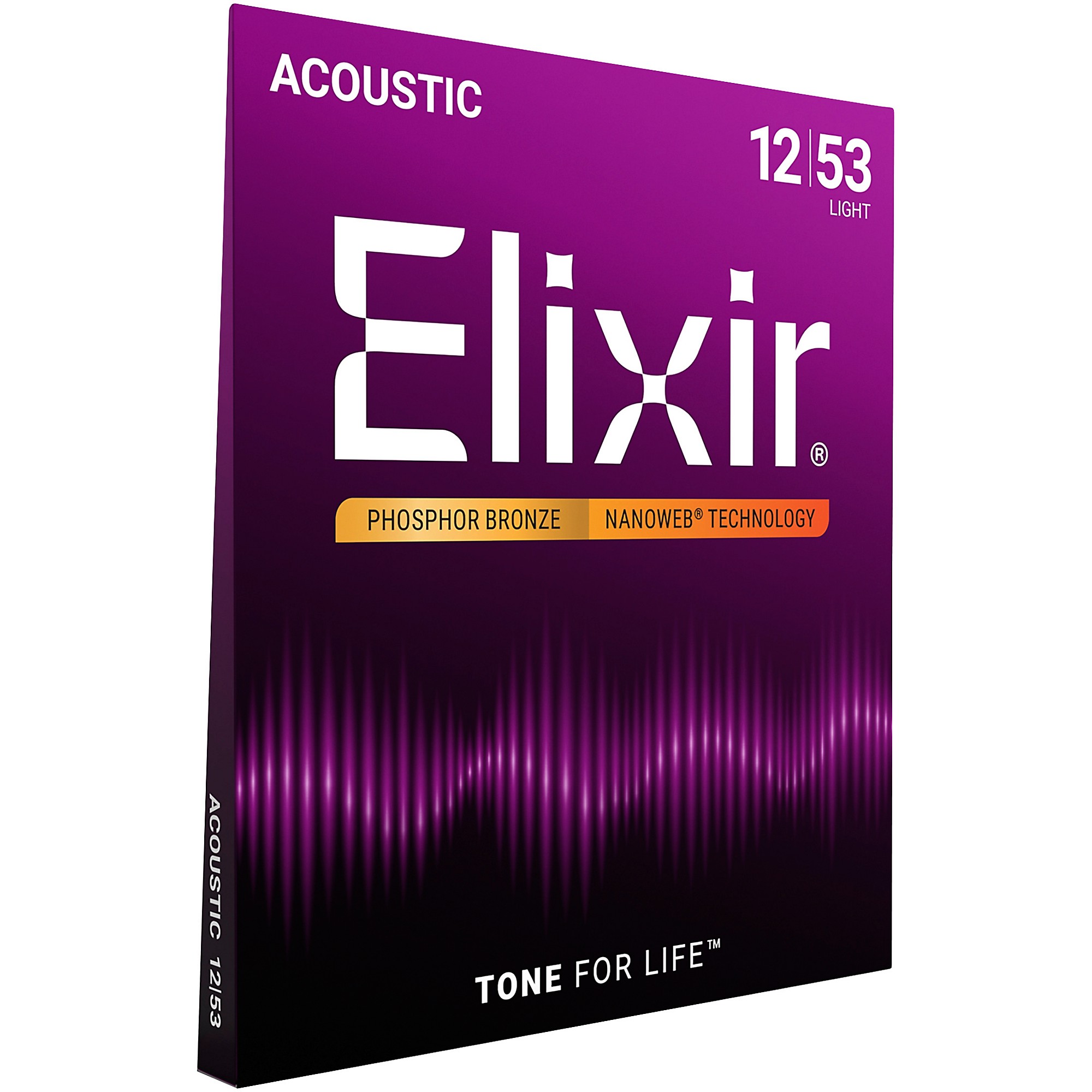 Elixir Nanoweb Phosphor Bronze Light .012-.053