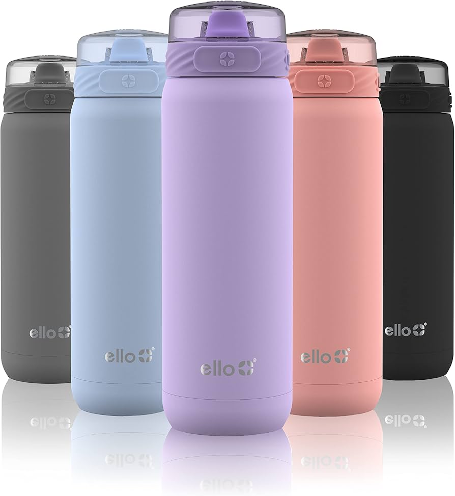 Ello Water Bottle with Straw