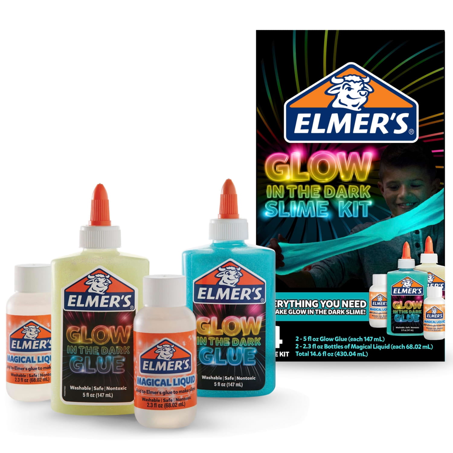 Elmer's Slime Kit, Glow in The Dark