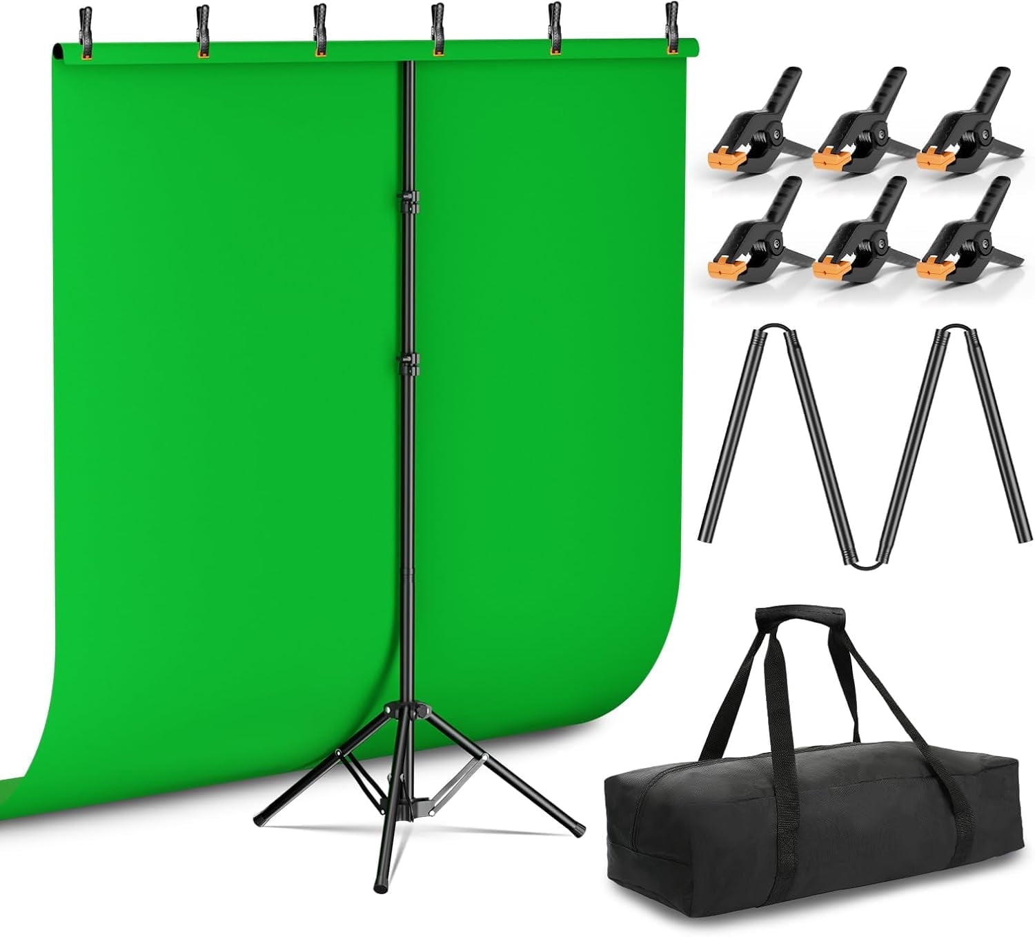 Emart 5x6.5ft Green Screen with Stand