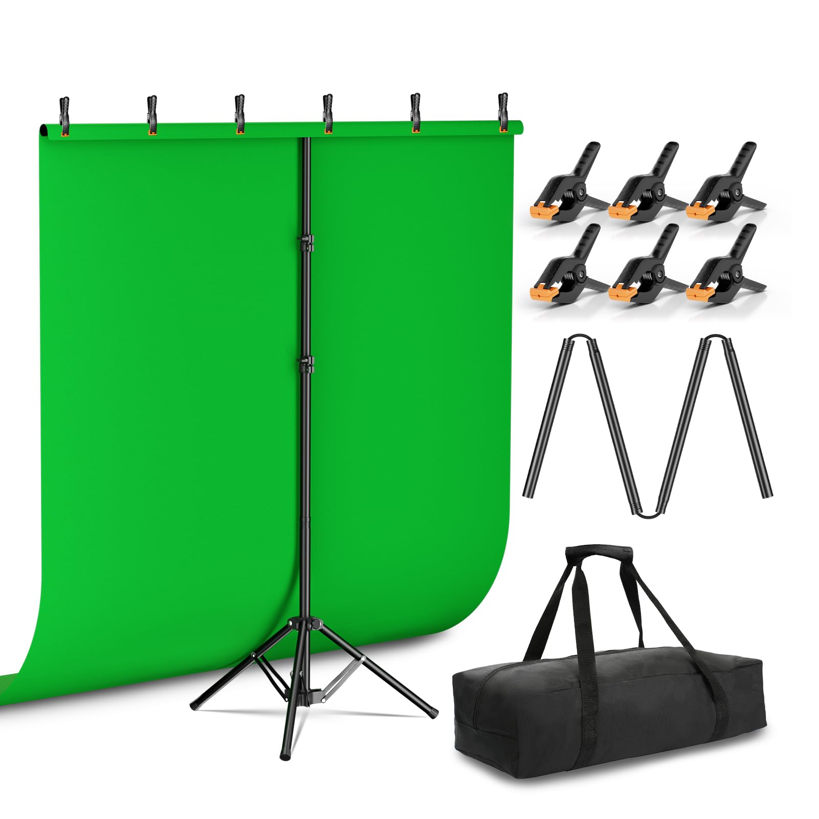 EMART Collapsible Green Screen 5x6.5ft